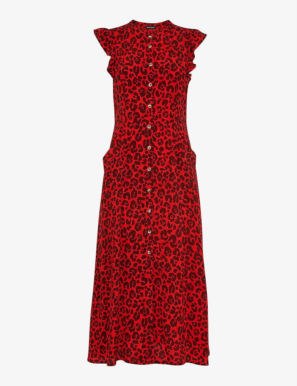 Whistles Animal-print Woven Midi Dress 1 Whistles Animal-print Woven Midi Dress