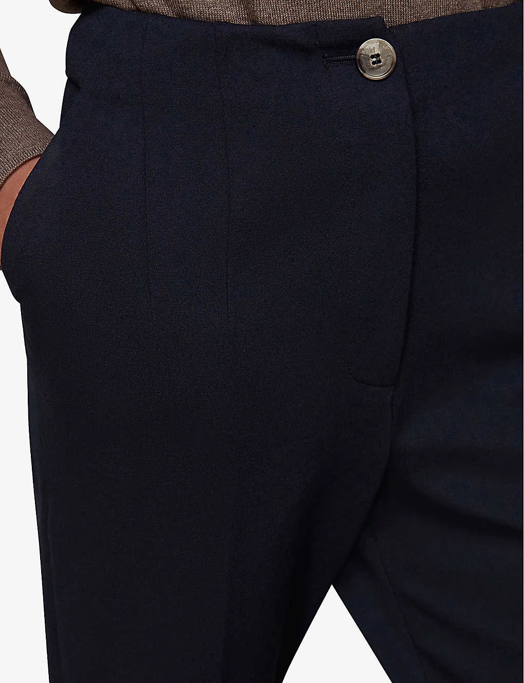 Whistles Lila Tapered-leg High-rise Woven Trousers 5 Whistles Lila Tapered-leg High-rise Woven Trousers - Image 5