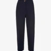 Whistles Lila Tapered-leg High-rise Woven Trousers