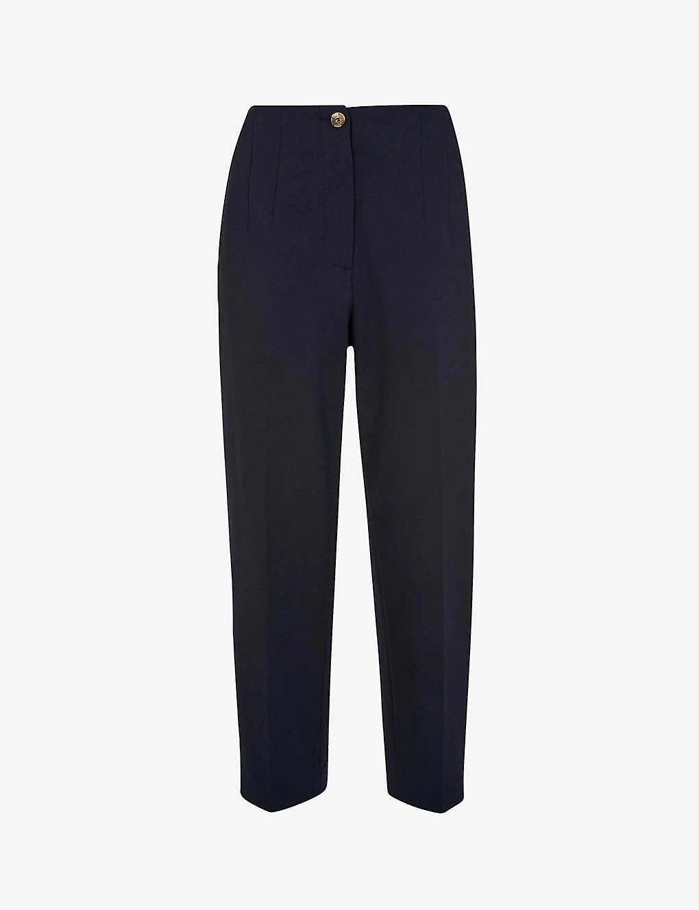 Whistles Lila Tapered-leg High-rise Woven Trousers 1 Whistles Lila Tapered-leg High-rise Woven Trousers