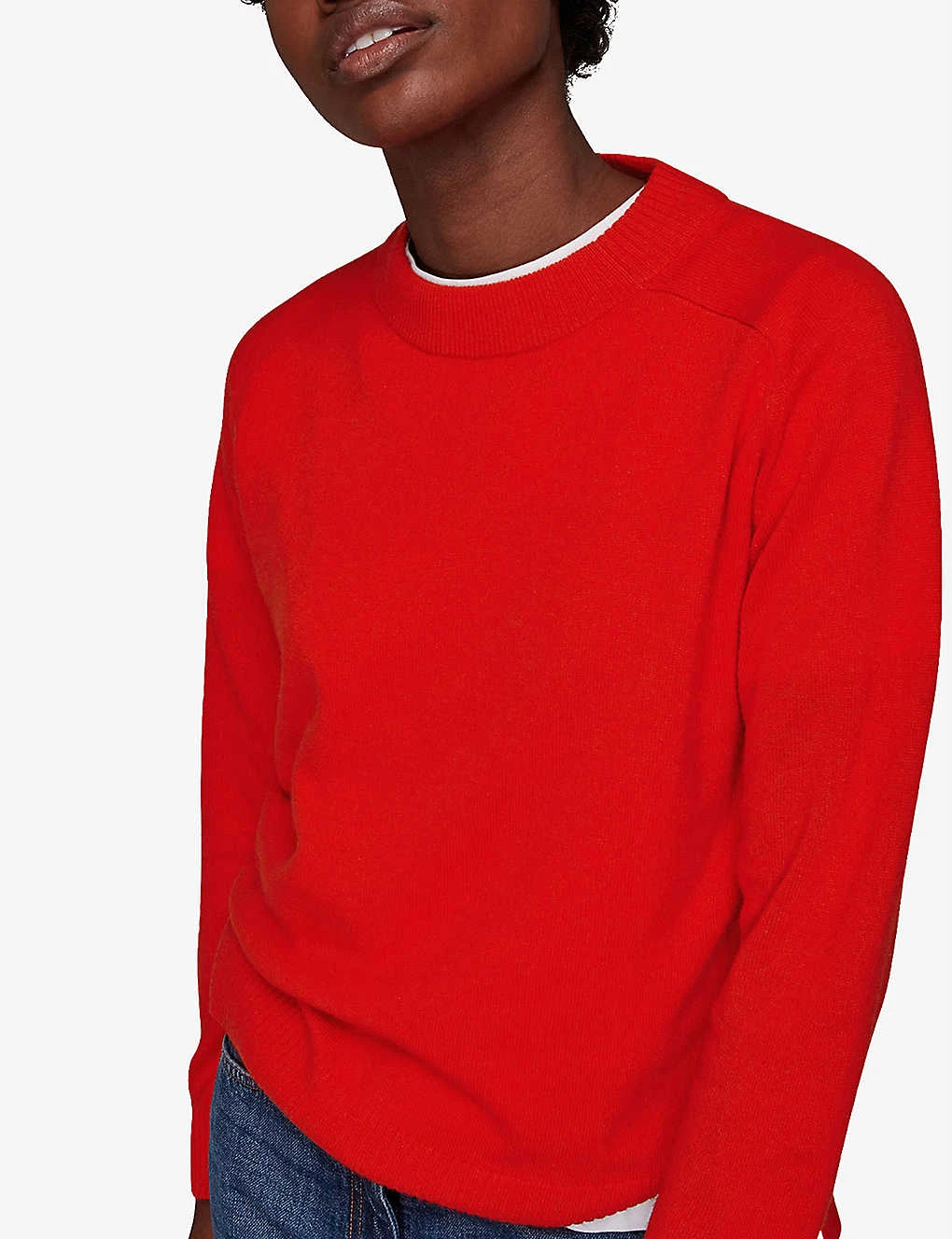 Whistles Round-neck Cashmere Jumper 2 Whistles Round-neck Cashmere Jumper - Image 2