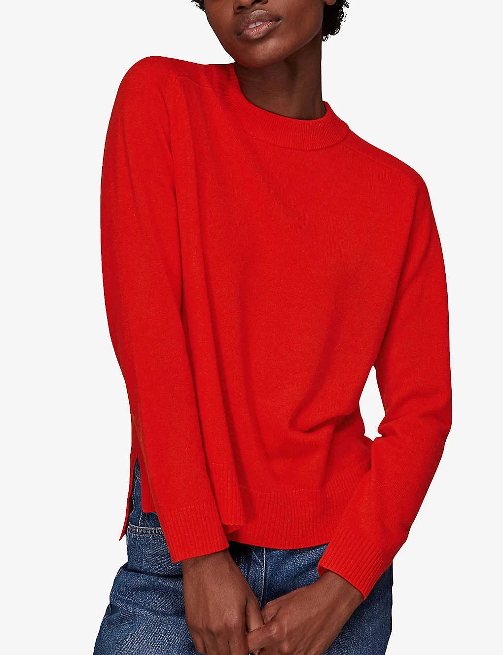 Whistles Round-neck Cashmere Jumper 6 Whistles Round-neck Cashmere Jumper - Image 6
