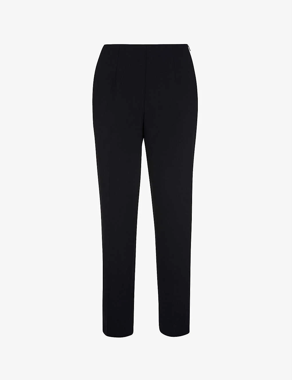 Whistles Ella Cropped Slim-leg Mid-rise Stretch-woven Trousers 1 Whistles Ella Cropped Slim-leg Mid-rise Stretch-woven Trousers