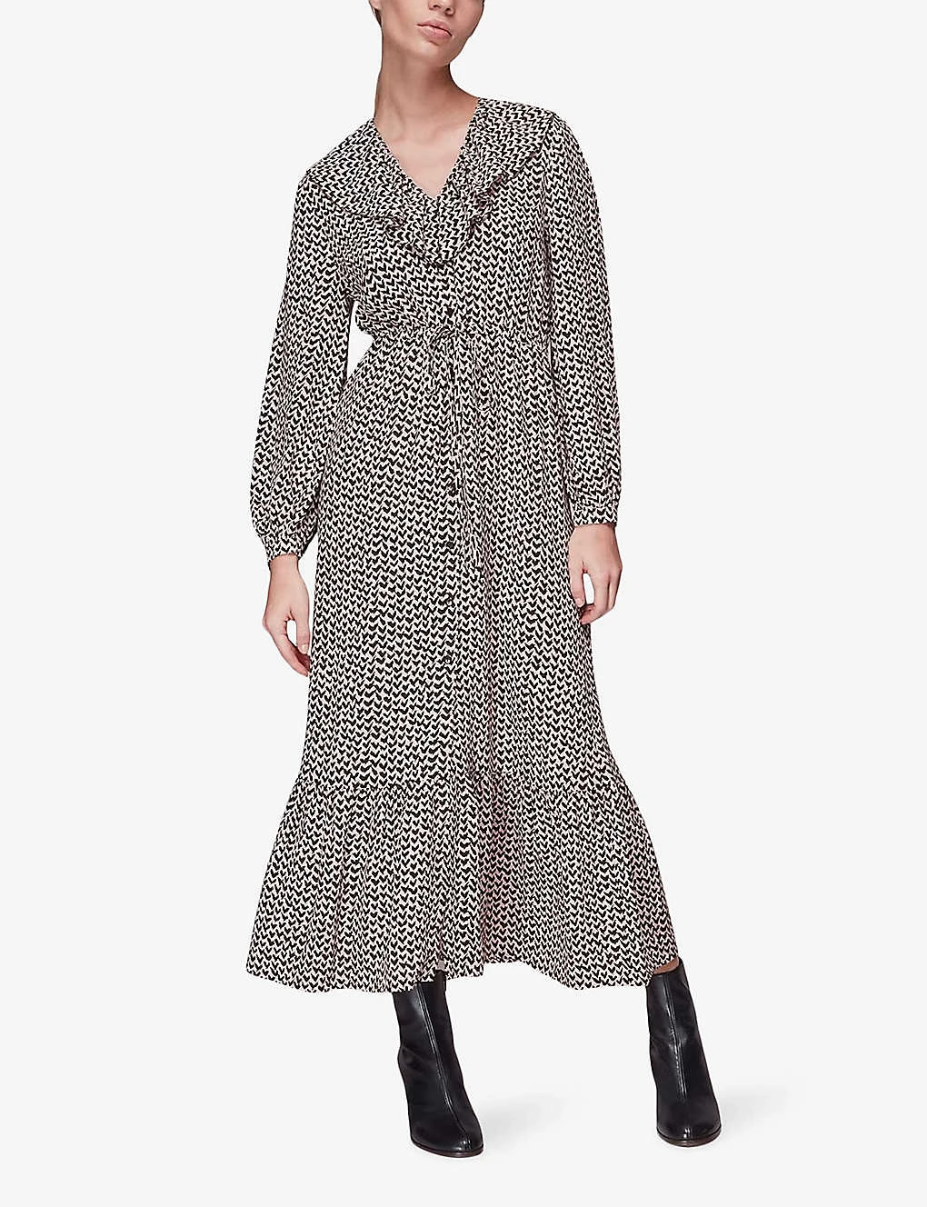 Whistles Heart-print Button-down Woven Top 2 Whistles Heart-print Button-down Woven Top - Image 2