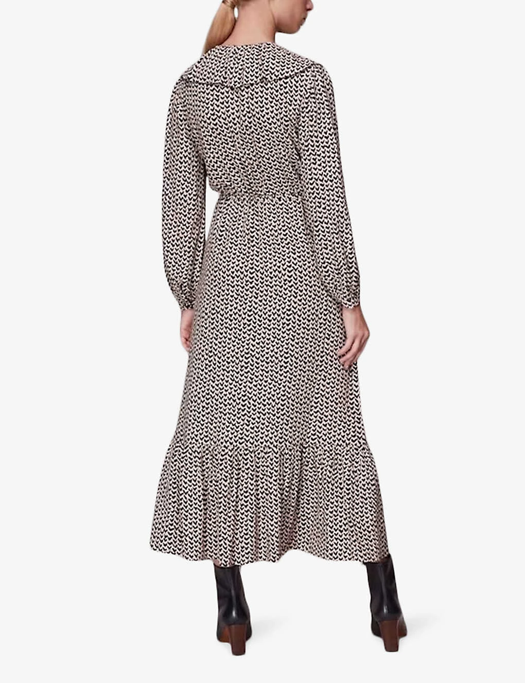 Whistles Heart-print Button-down Woven Top 4 Whistles Heart-print Button-down Woven Top - Image 4