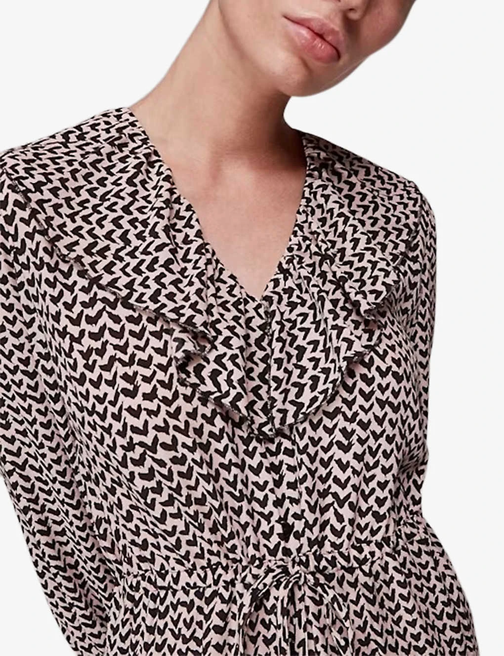 Whistles Heart-print Button-down Woven Top 5 Whistles Heart-print Button-down Woven Top - Image 5