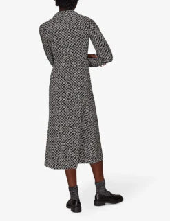 Whistles Landmark-print Woven Shirt Midi Dress 8 Whistles Landmark-print Woven Shirt Midi Dress -The Fashion Shop R03838092 BLACK ALT02
