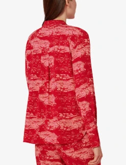 Whistles Field-print Relaxed-fit Woven Shirt -The Fashion Shop R03840125 MULTICOLOURED ALT03