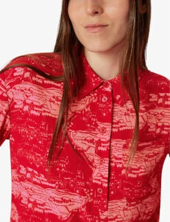 Whistles Field-print Relaxed-fit Woven Shirt -The Fashion Shop R03840125 MULTICOLOURED ALT04