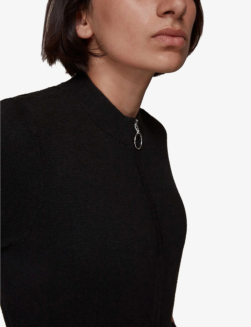 Whistles Long-sleeve Wide-leg Cotton-blend Jumpsuit 5 Whistles Long-sleeve Wide-leg Cotton-blend Jumpsuit - Image 5