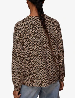 Whistles Heart Jacquard Recycled-polyester And Organic Cotton-blend Jumper 7 Whistles Heart Jacquard Recycled-polyester And Organic Cotton-blend Jumper -The Fashion Shop R03843843 MULTICOLOURED ALT03