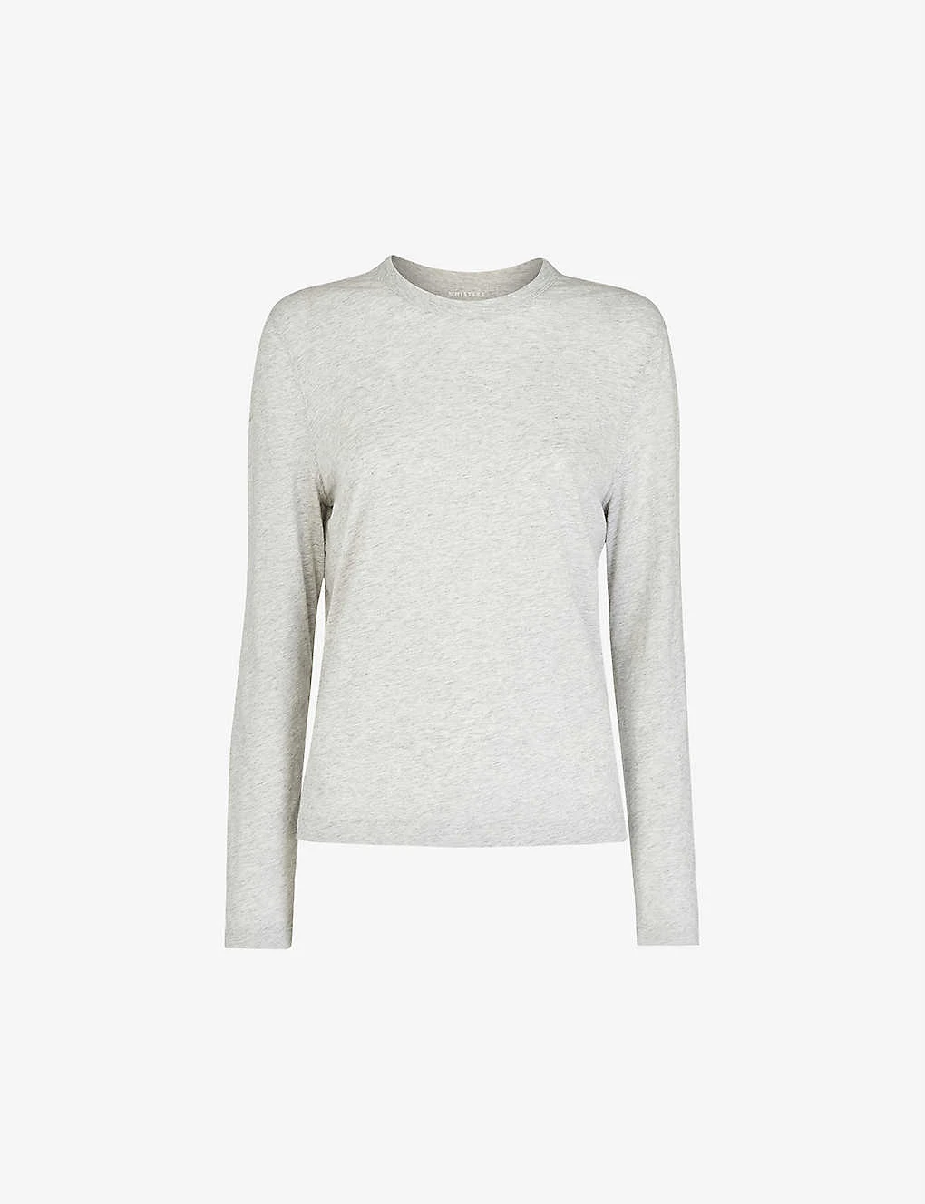 Whistles Emily Relaxed-fit Long-sleeved Cotton T-shirt 1 Whistles Emily Relaxed-fit Long-sleeved Cotton T-shirt