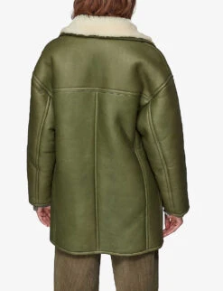 Whistles Fia Relaxed-fit Leather Jacket 8 Whistles Fia Relaxed-fit Leather Jacket -The Fashion Shop R03851430 GREENMULTI ALT03