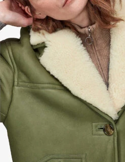 Whistles Fia Relaxed-fit Leather Jacket 9 Whistles Fia Relaxed-fit Leather Jacket -The Fashion Shop R03851430 GREENMULTI ALT04