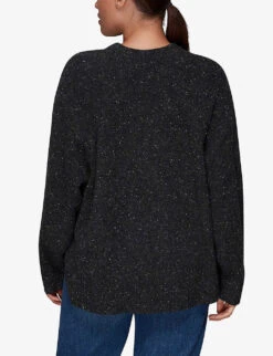 Whistles Relaxed-fit Wool Jumper 9 Whistles Relaxed-fit Wool Jumper -The Fashion Shop R03851434 BLACK ALT03