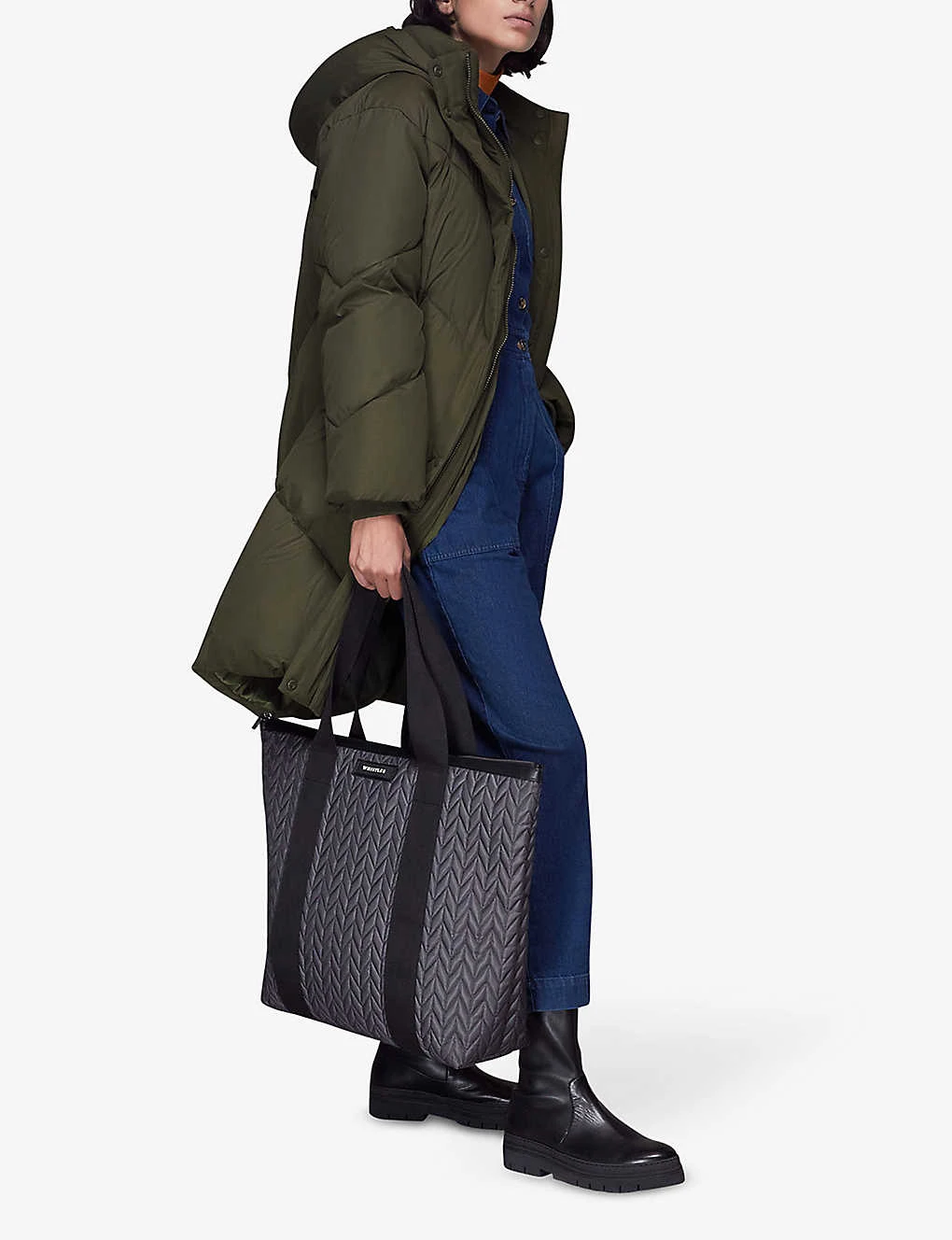 Whistles Tessa Padded Recycled-polyester Puffer Coat 2 Whistles Tessa Padded Recycled-polyester Puffer Coat - Image 2