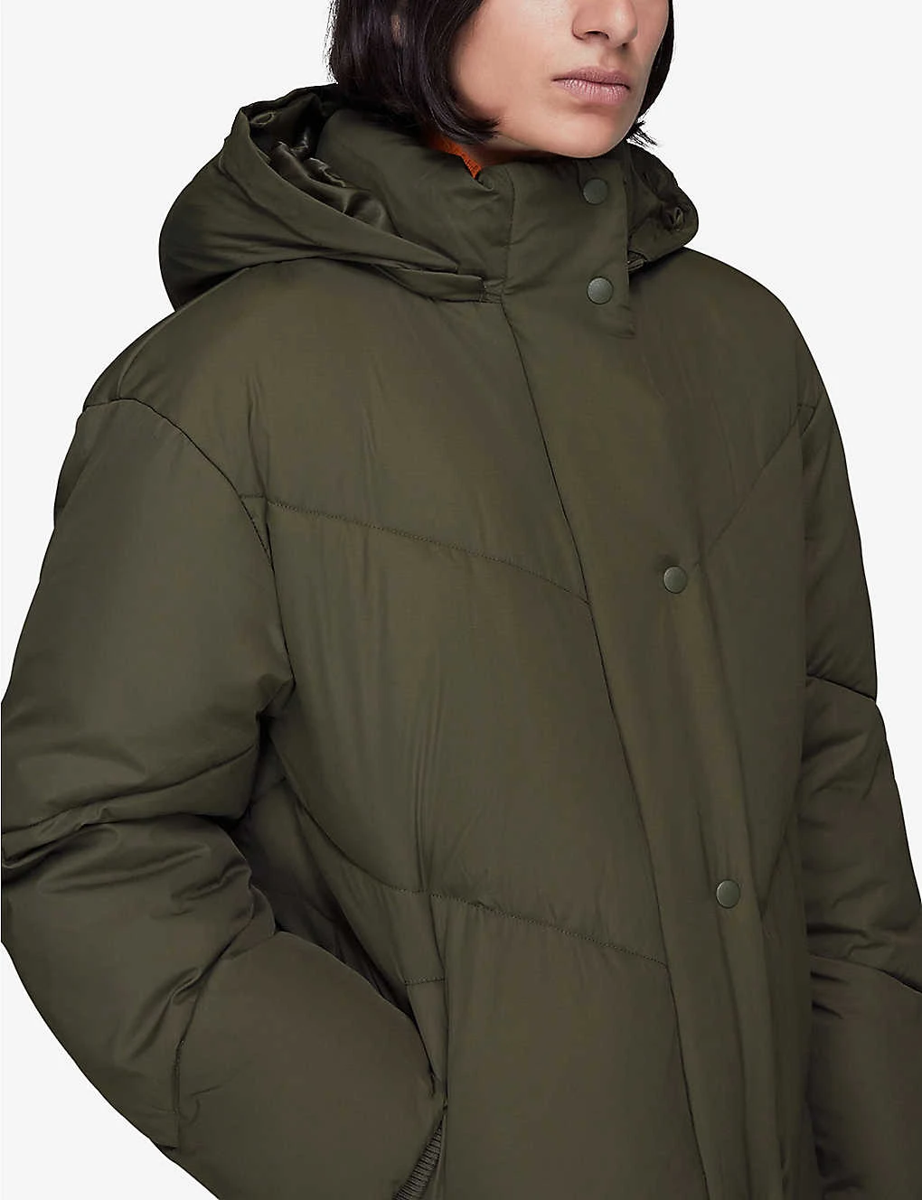 Whistles Tessa Padded Recycled-polyester Puffer Coat 6 Whistles Tessa Padded Recycled-polyester Puffer Coat - Image 6