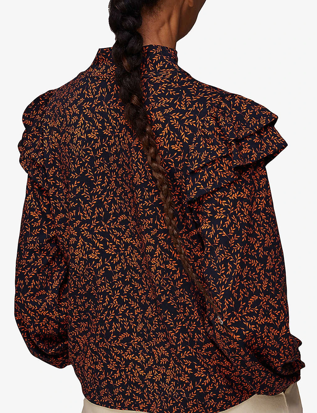 Whistles Leaves-print Organic Cotton-jersey Top 4 Whistles Leaves-print Organic Cotton-jersey Top - Image 4