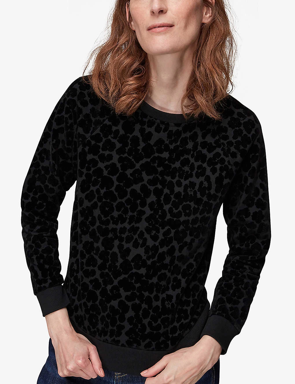 Whistles Smudge Animal-print Cotton Jumper 3 Whistles Smudge Animal-print Cotton Jumper - Image 3