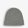 Whistles Ribbed Cashmere Beanie Hat