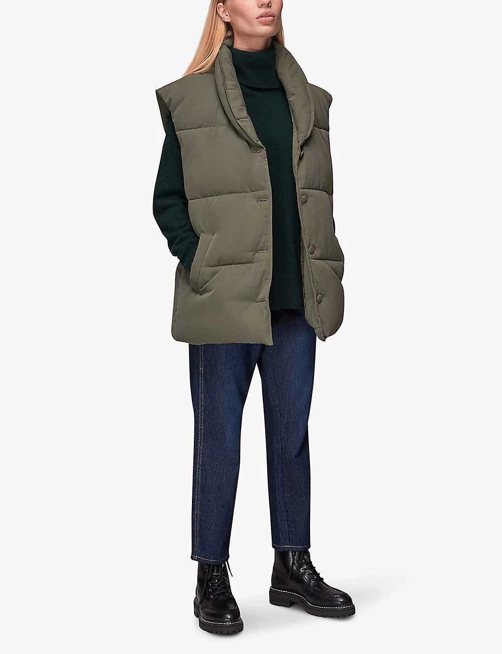 Whistles Roll-neck Cashmere Jumper 3 Whistles Roll-neck Cashmere Jumper - Image 3