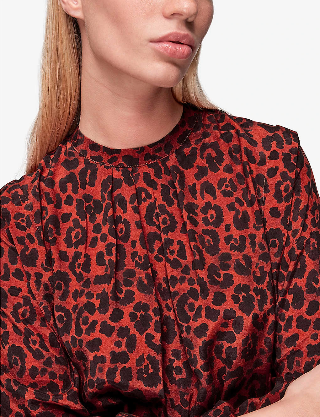 Whistles Animal-print Woven Mini Dress 3 Whistles Animal-print Woven Mini Dress - Image 3