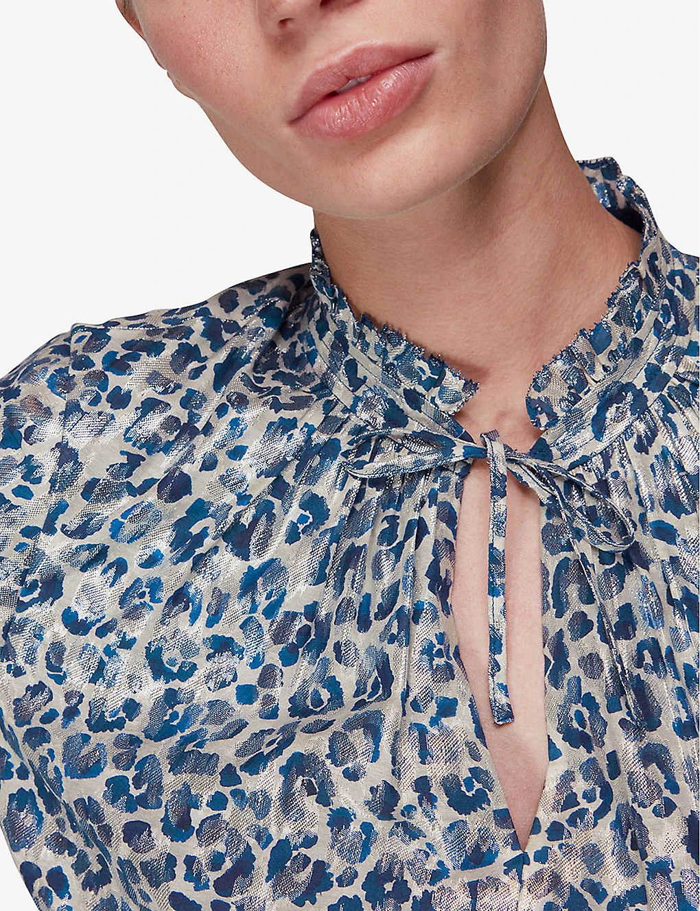 Whistles Floral-print Belted Silk Midi Dress 5 Whistles Floral-print Belted Silk Midi Dress - Image 5