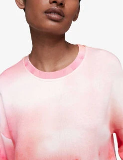 Whistles Tie-dye Cotton-jersey Sweatshirt -The Fashion Shop R03875493 MULTICOLOURED ALT02