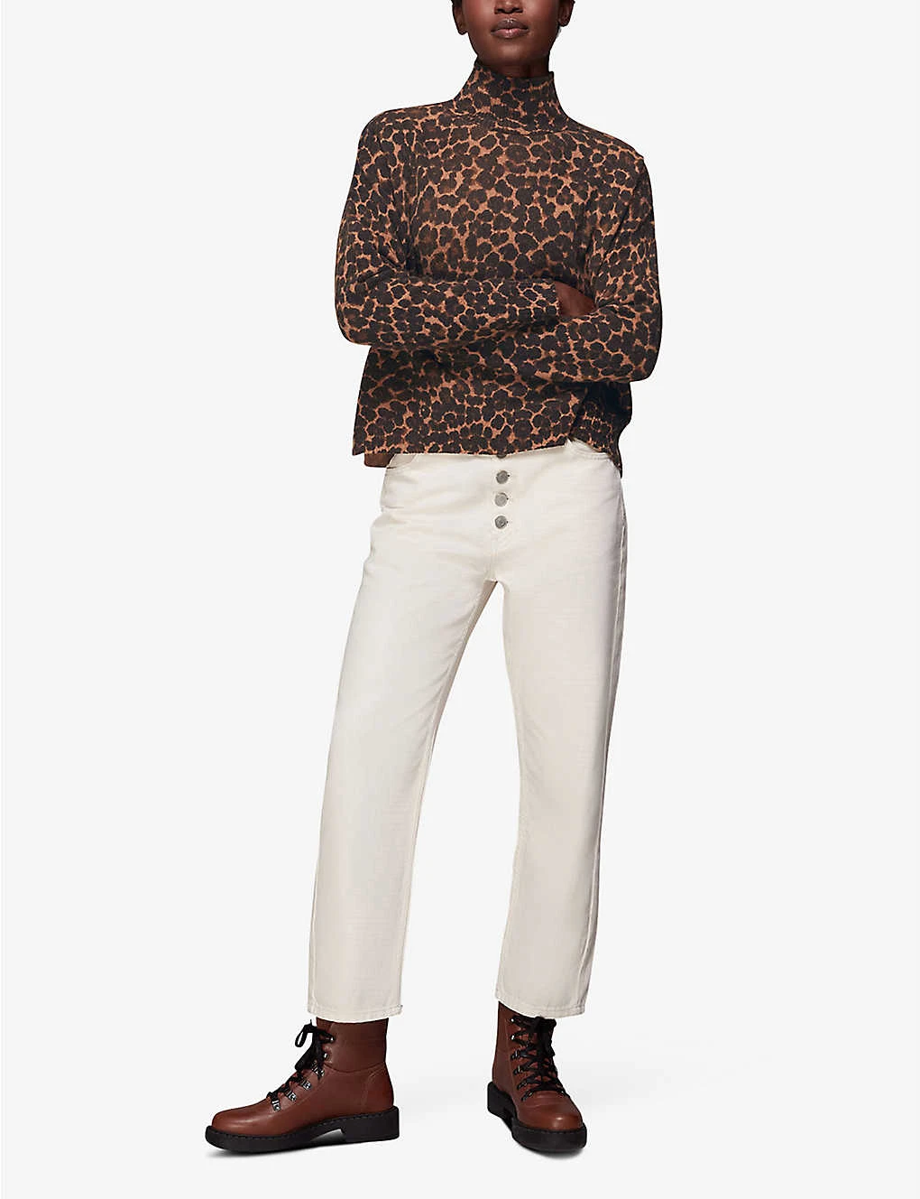 Whistles Leopard-print Wool Top 2 Whistles Leopard-print Wool Top - Image 2