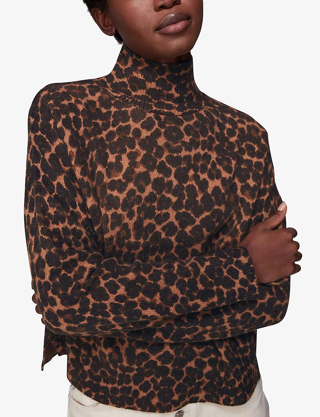 Whistles Leopard-print Wool Top 3 Whistles Leopard-print Wool Top - Image 3