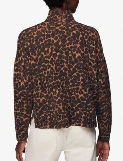 Whistles Leopard-print Wool Top 8 Whistles Leopard-print Wool Top -The Fashion Shop R03875865 MULTICOLOURED ALT03