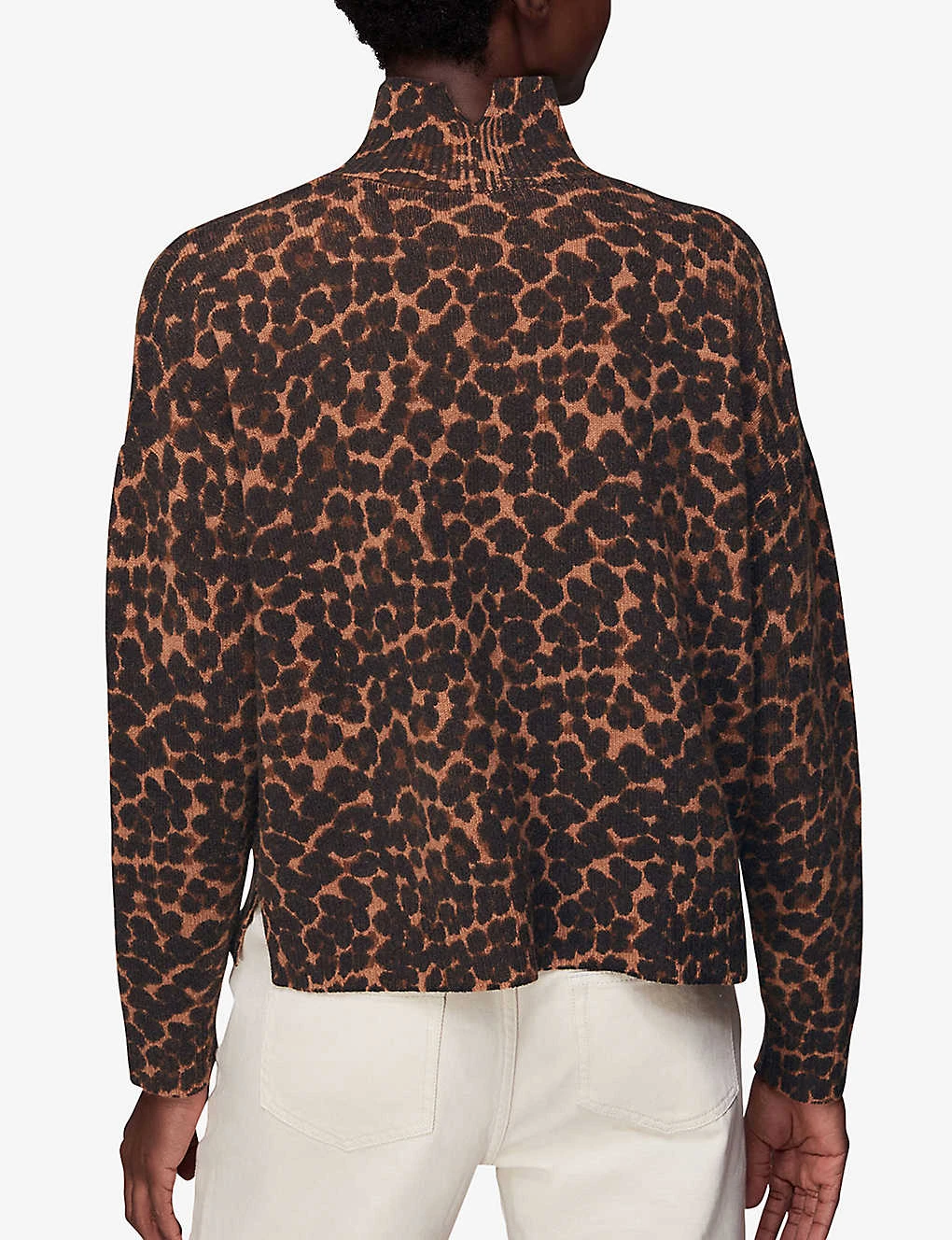 Whistles Leopard-print Wool Top 4 Whistles Leopard-print Wool Top - Image 4