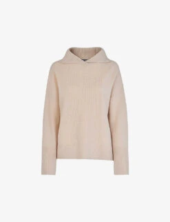 Whistles Ribbed Relaxed-fit Wool Jumper
