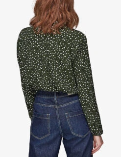 Whistles Leopard-print Woven Shirt 7 Whistles Leopard-print Woven Shirt -The Fashion Shop R03880489 MULTICOLOURED ALT03