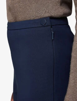 Whistles Camilla Wide-leg High-rise Stretch Woven Trousers 9 Whistles Camilla Wide-leg High-rise Stretch Woven Trousers -The Fashion Shop R03883161 NAVY ALT04