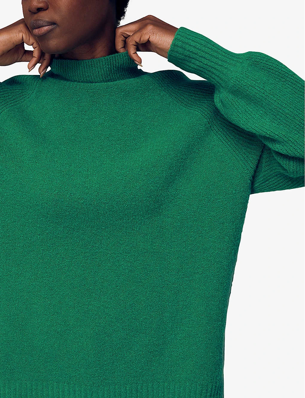 Whistles Funnel-neck Balloon-sleeved Stretch Knitted Jumper 5 Whistles Funnel-neck Balloon-sleeved Stretch Knitted Jumper - Image 5