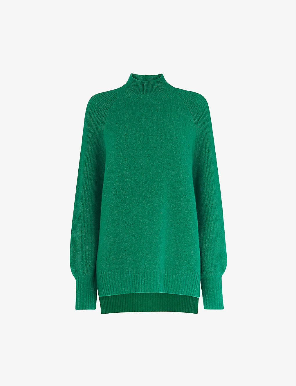 Whistles Funnel-neck Balloon-sleeved Stretch Knitted Jumper 1 Whistles Funnel-neck Balloon-sleeved Stretch Knitted Jumper