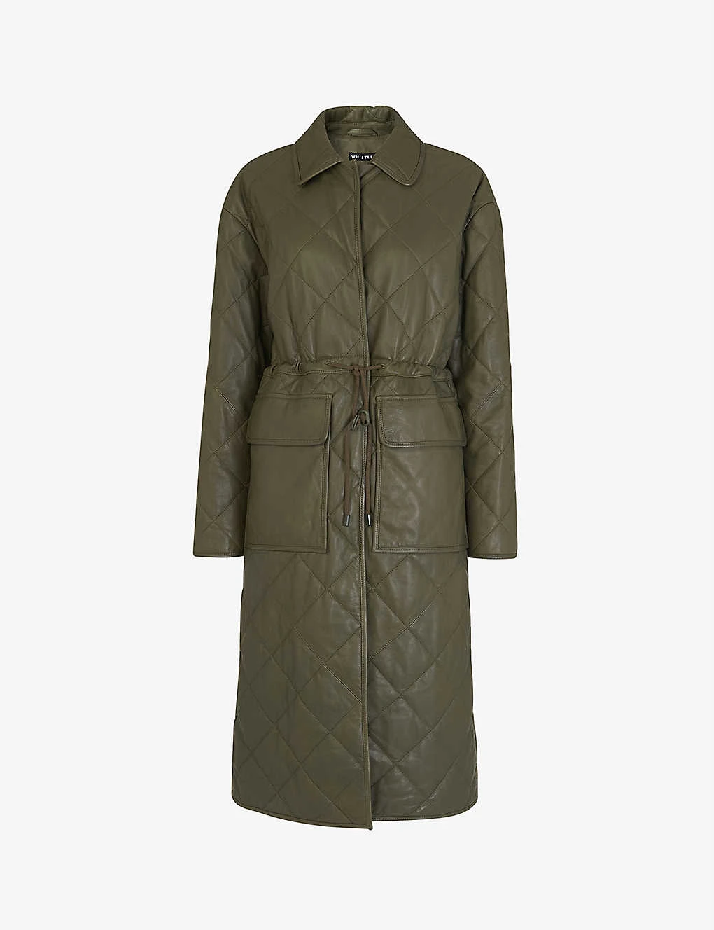 Whistles Millie Quilted Leather Coat 1 Whistles Millie Quilted Leather Coat