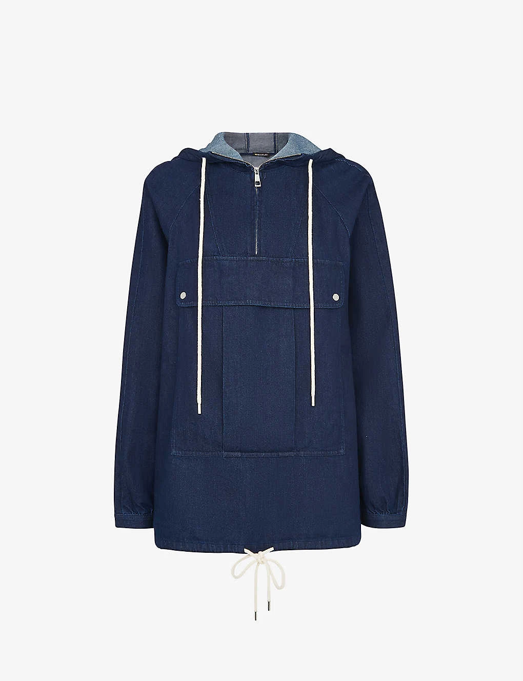 Whistles Ross Pocket-detail Denim Pullover Jacket 1 Whistles Ross Pocket-detail Denim Pullover Jacket