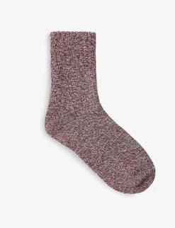 Whistles Chunky Marl Cotton-blend Socks