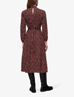 Whistles Theodora Dash Polka Dot Woven Dress 9 Whistles Theodora Dash Polka Dot Woven Dress -The Fashion Shop R03894956 MULTICOLOURED ALT03