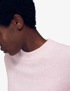 Whistles Striped Wool Jumper -The Fashion Shop R03897324 PINK ALT04