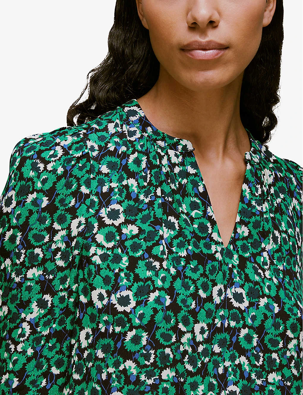 Whistles Millie Floral-print Woven Mini Dress 5 Whistles Millie Floral-print Woven Mini Dress - Image 5