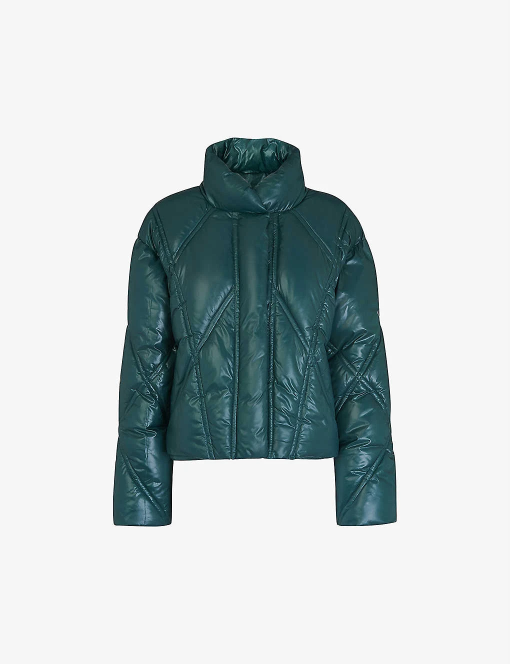 Whistles Elkie Quilted Glossy Shell Jacket 1 Whistles Elkie Quilted Glossy Shell Jacket