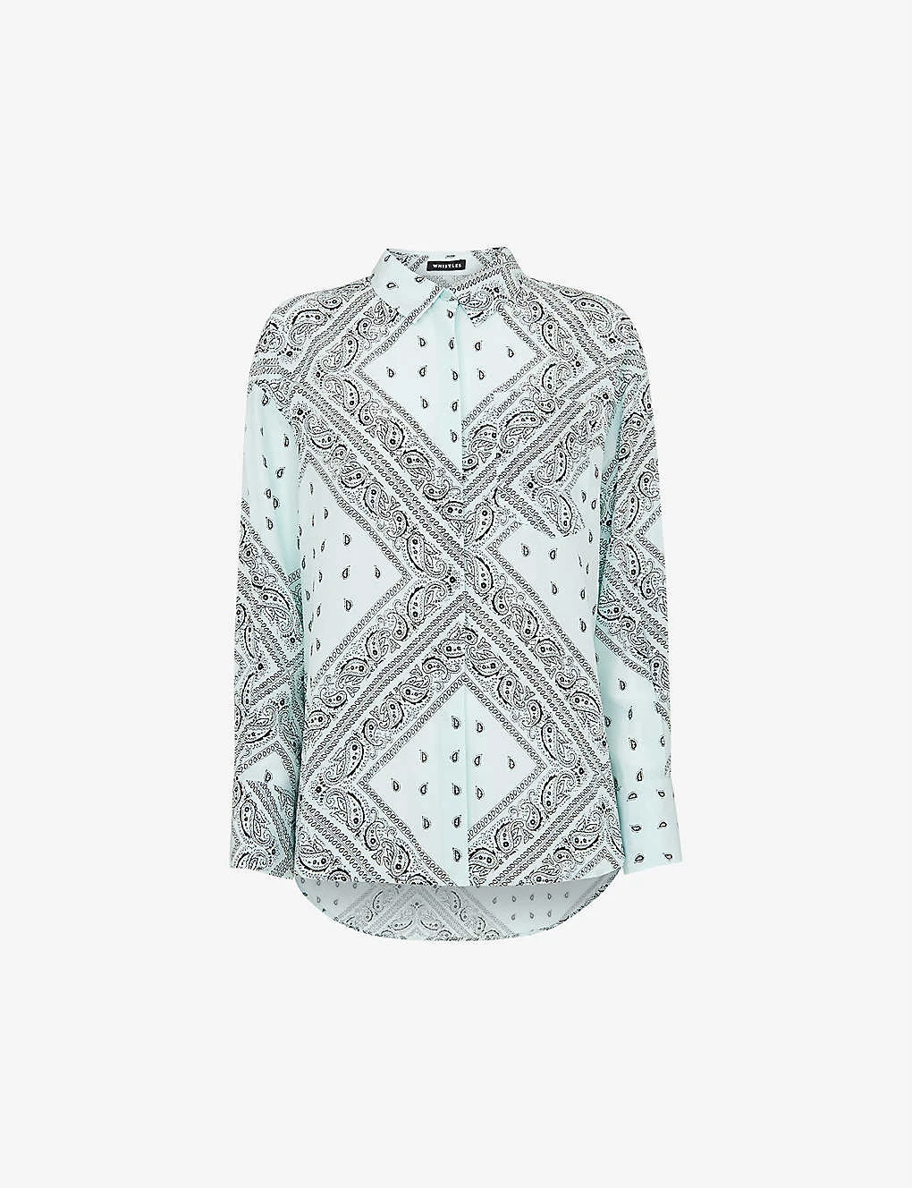 Whistles Bandana Print Oversized Woven Shirt 1 Whistles Bandana Print Oversized Woven Shirt