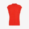 Whistles Sleeveless Cable Cotton And Wool Blend Jumper