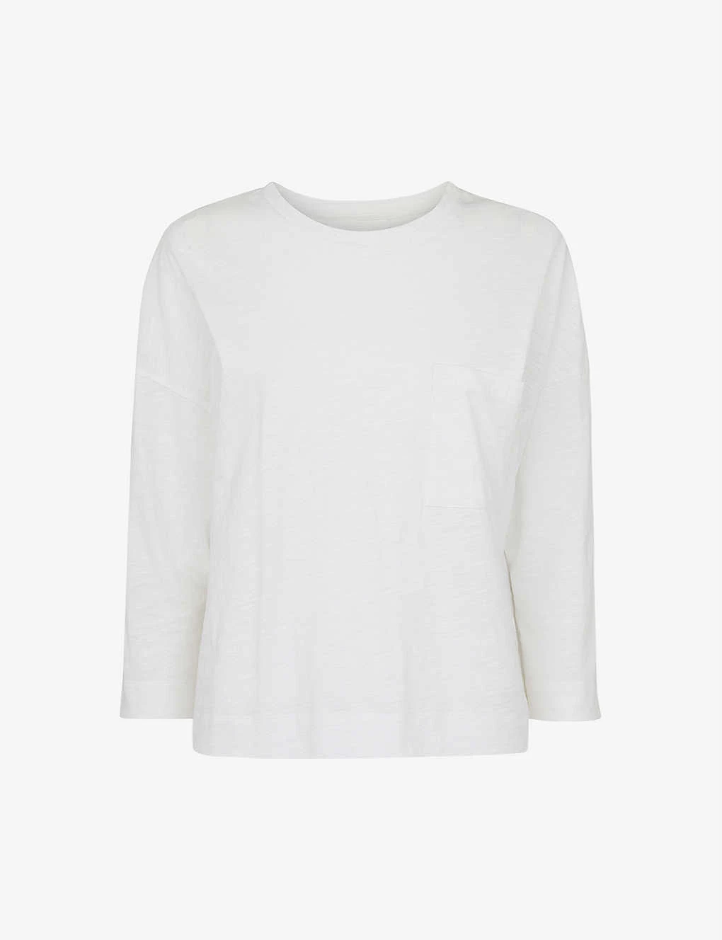 Whistles Dropped Shoulder Cotton-jersey Top 1 Whistles Dropped Shoulder Cotton-jersey Top