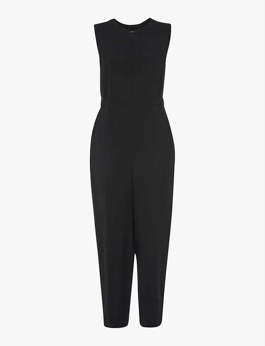 Whistles Josie Zip-front Woven Jumpsuit 1 Whistles Josie Zip-front Woven Jumpsuit