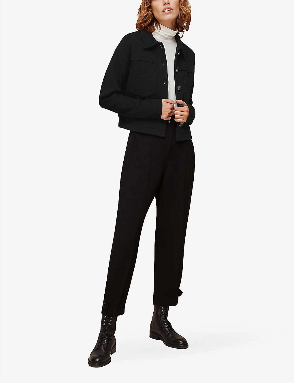 Whistles Utility Button-up Jersey Jacket 2 Whistles Utility Button-up Jersey Jacket - Image 2