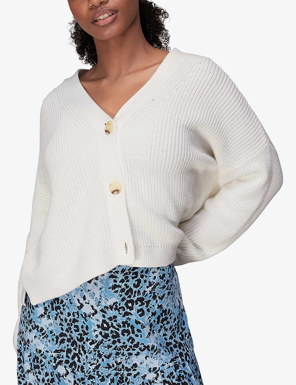 Whistles Hyena Spot-print Tiered Woven Midi Skirt 4 Whistles Hyena Spot-print Tiered Woven Midi Skirt - Image 4